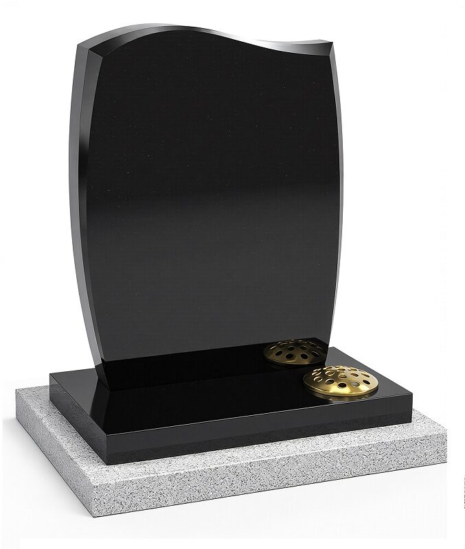 Black Anton Headstone