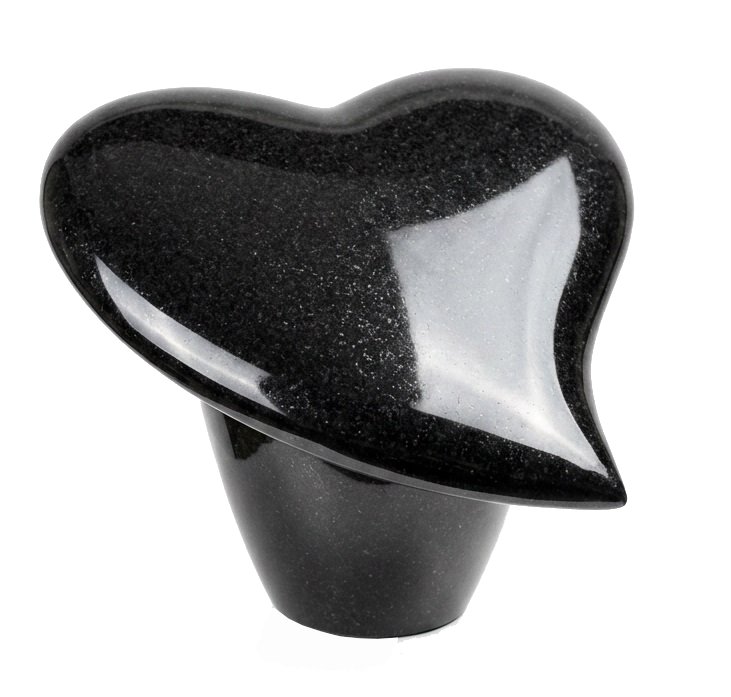 Teardrop heart memorial