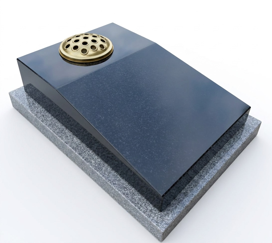 Black Granite Wedge Memorial