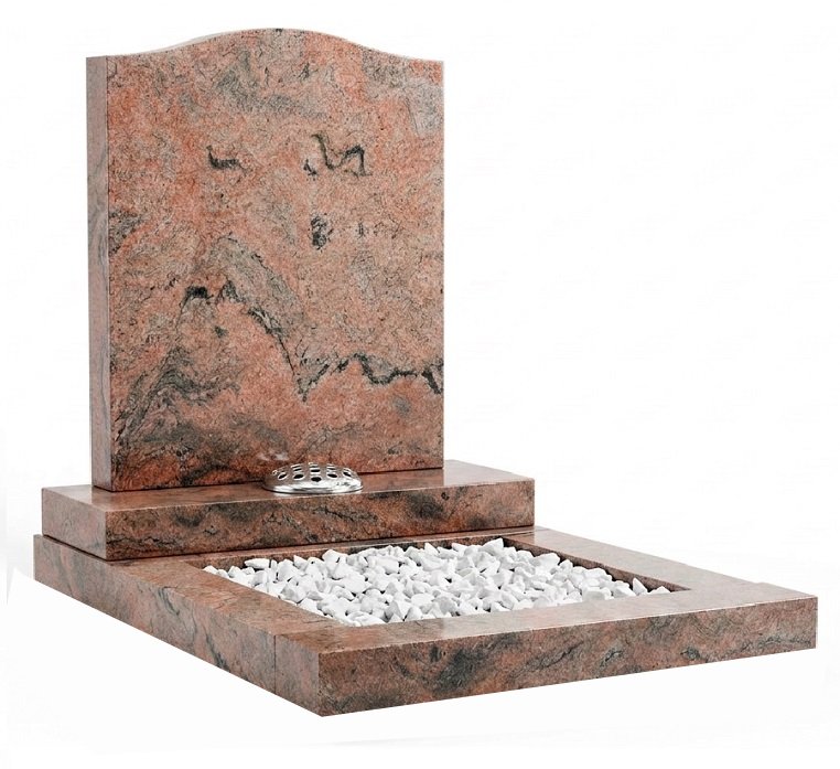 Multi-Colour Granite Headstone