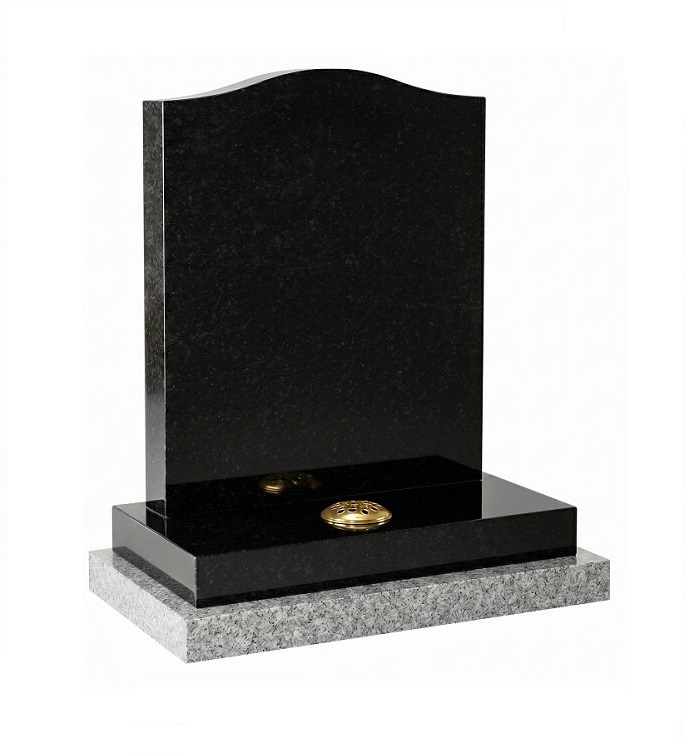 Small Black Ogee Headstone