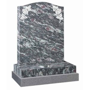 Lavender rose granite memorial