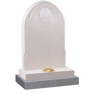 Gothic style memorial in Brenna stone