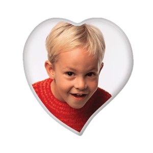 Heart photo plaque