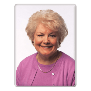 Rectangle photo plaque