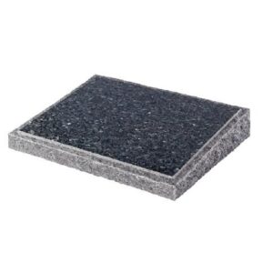 Blue Pearl wedge vase