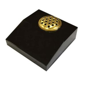 Small Black wedge vase