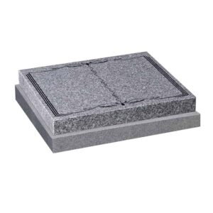 Light grey granite book