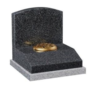 Oval Headstone with wedge