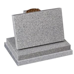 Grey Plaque and Flower Vase