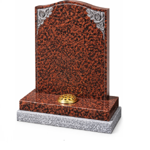 Balmoral Red Roses Headstone